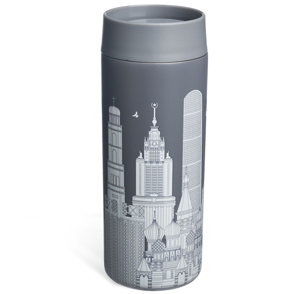 ТЕРМОКРУЖКА CITY 350 МЛ, КОЛБА НЕРЖ.СТАЛЬ 18/10
