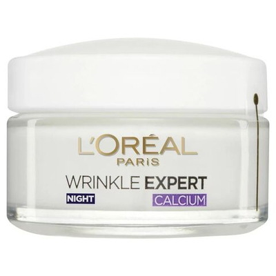 Крем ночной с кальцием Wrinkle Expert 55+ с маслом из косточек абрикоса 50 мл (Франция)