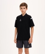 Поло CAMP 2 Poly Polo, черный, детский