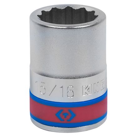 Цена на KING TONY (633030S) Головка торцевая стандартная двенадцатигранная 3/4", дюймовая 15/16"