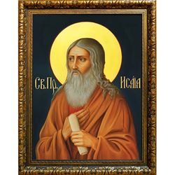 Пророк Исаия. Икона на холсте.