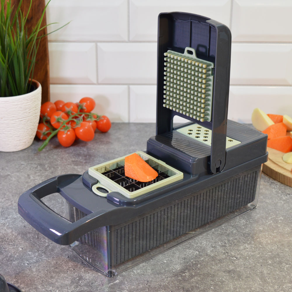 Овощерезка многофункциональная 16 предметов "Мастер Слайсер" SATOSHI