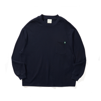 Лонгслив Nothomme Monterest Pocket синий