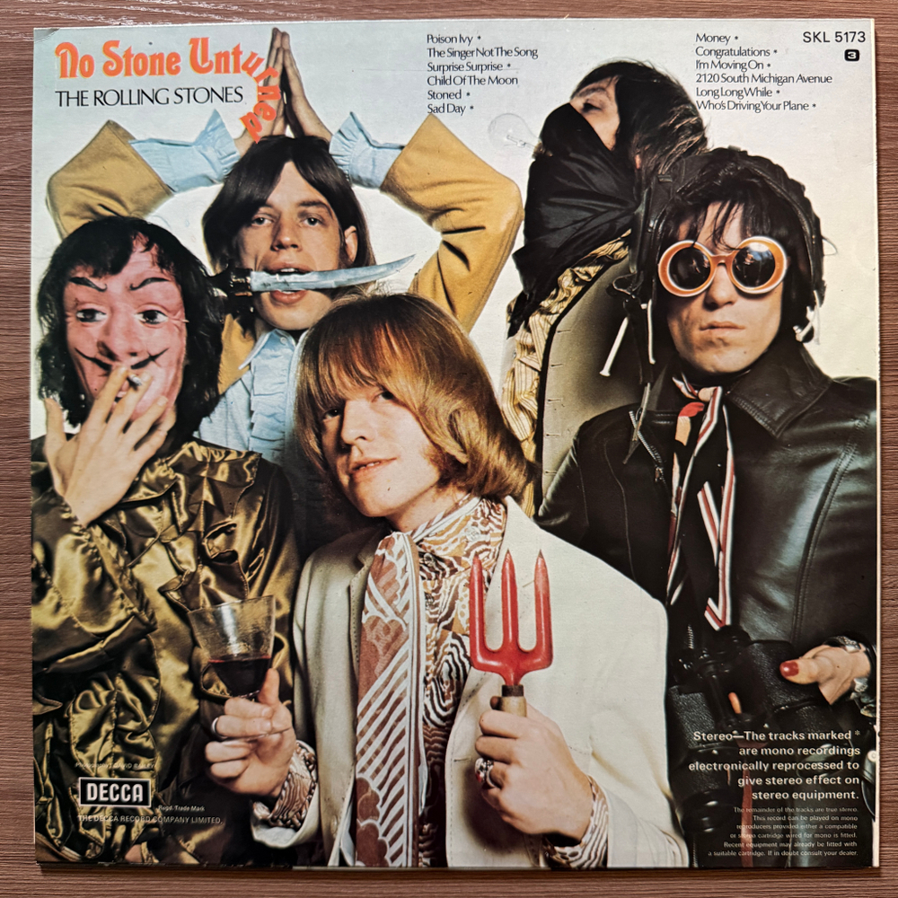 The Rolling Stones ‎– No Stone Unturned (Скандинавия 1981г.)