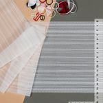 Кружево бельевое эластичное 160 мм / 10 метров, цв.1 белый, 250, Kruzhevo