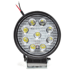 AE27R-9LED-42HC Фара светодиодная дополнительная, круглая 115х42х142, направленный свет, 9 диодов, крепление по центру, 27 Вт, 10-30 В