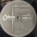 Adamo ‎– Olympia 1969 (Япония 1969г.)