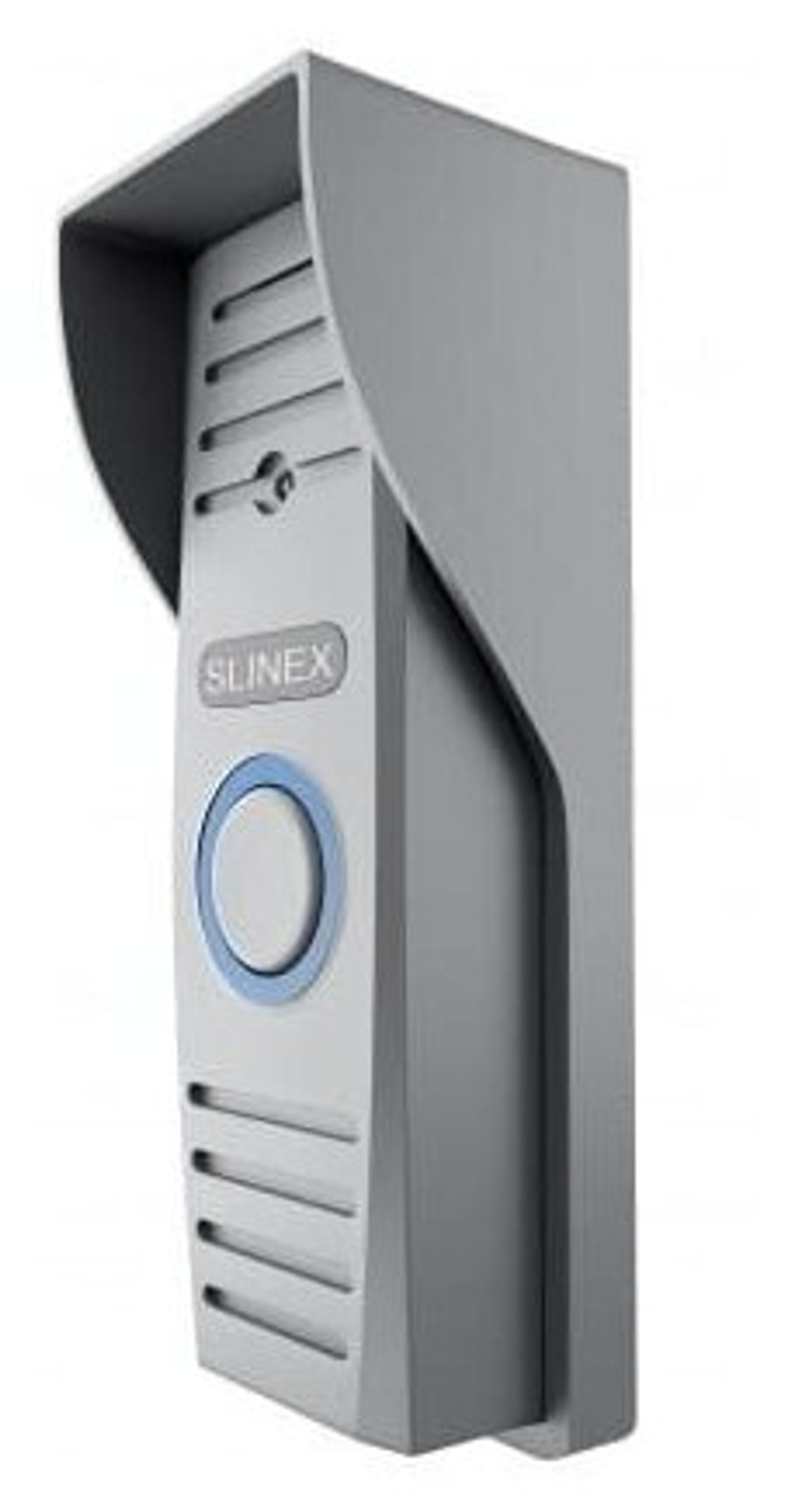 Вызывная видеопанель SLINEX ML-15HD, металл, антивандальная, с козырьком, серая