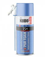 Пена монтажная "KUDO HOME 15+" 520мл/380г всесезонная