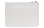 Balenciaga Leather Clutch Women"s White
