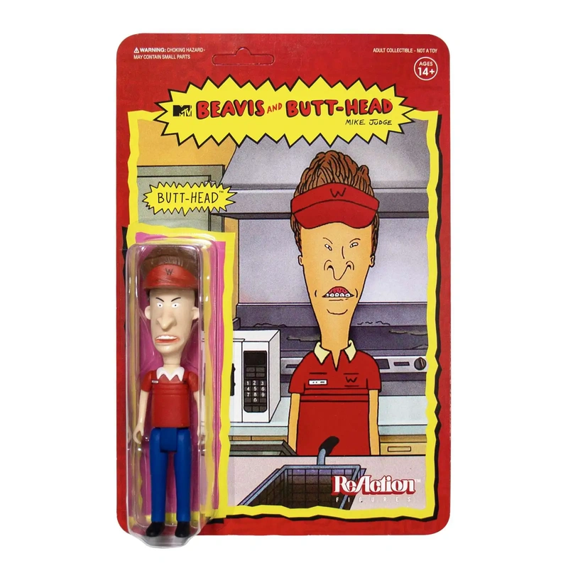 Фигурка Super7 - Beavis and Butt-Head ReAction Figure - Burger World Butt-Head