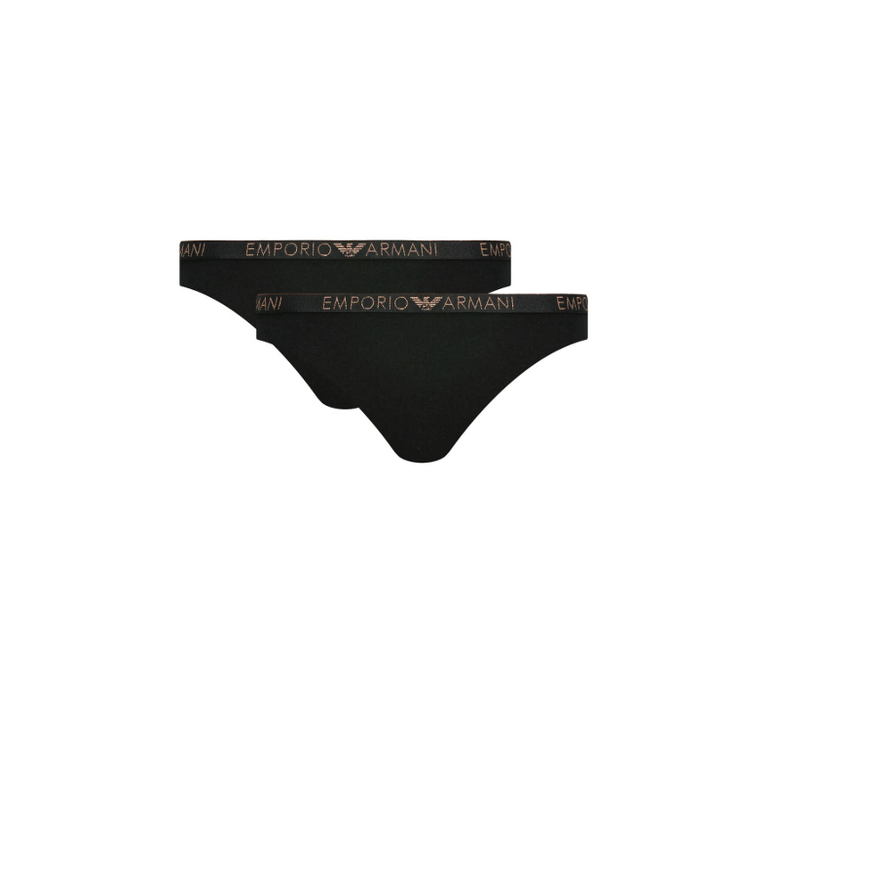 трусики 2 пары Emporio Armani - черный(163334 2F223)