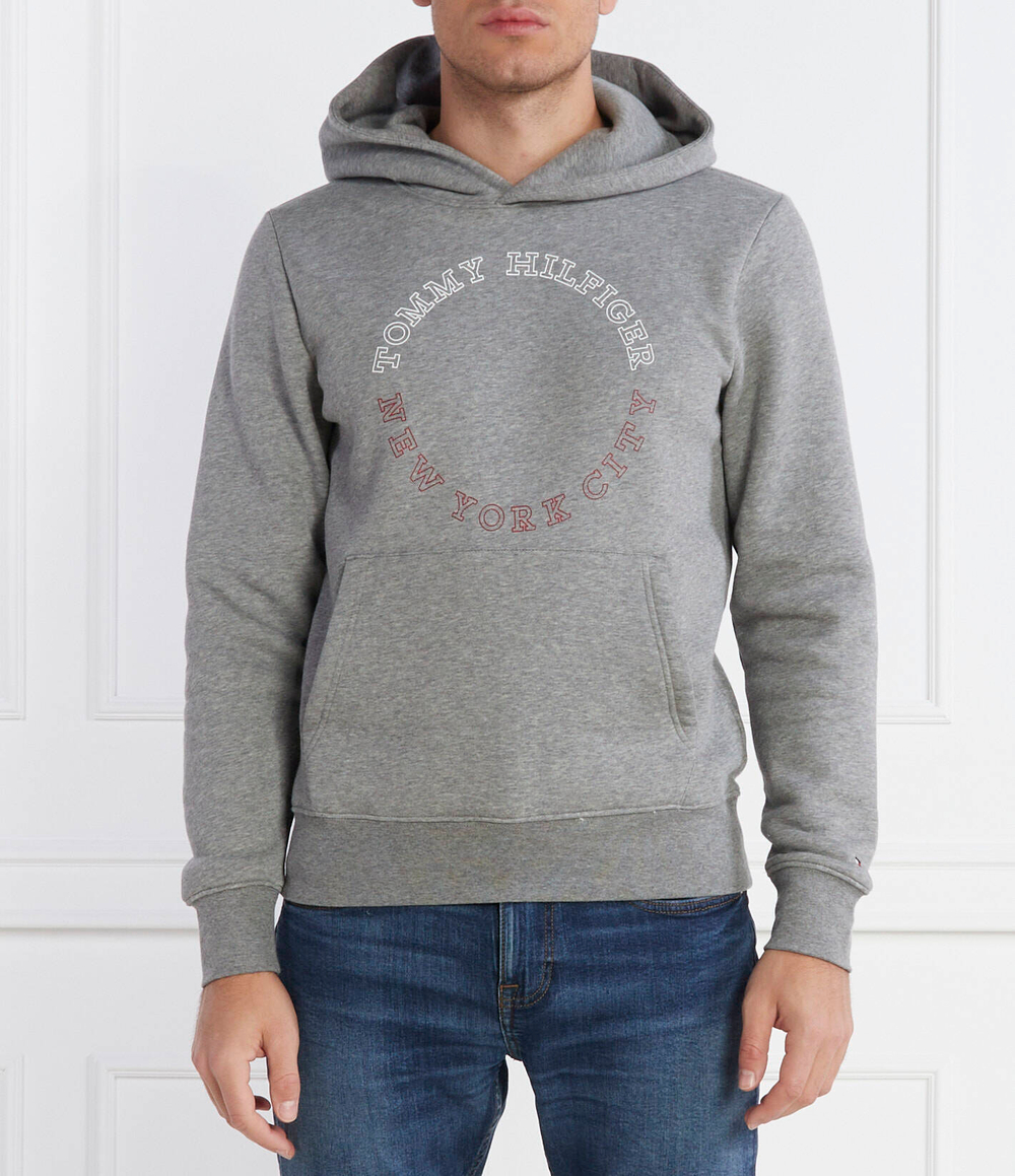 Худи MONOTYPE ROUNDALL Tommy Hilfiger - серый(MW0MW32655)