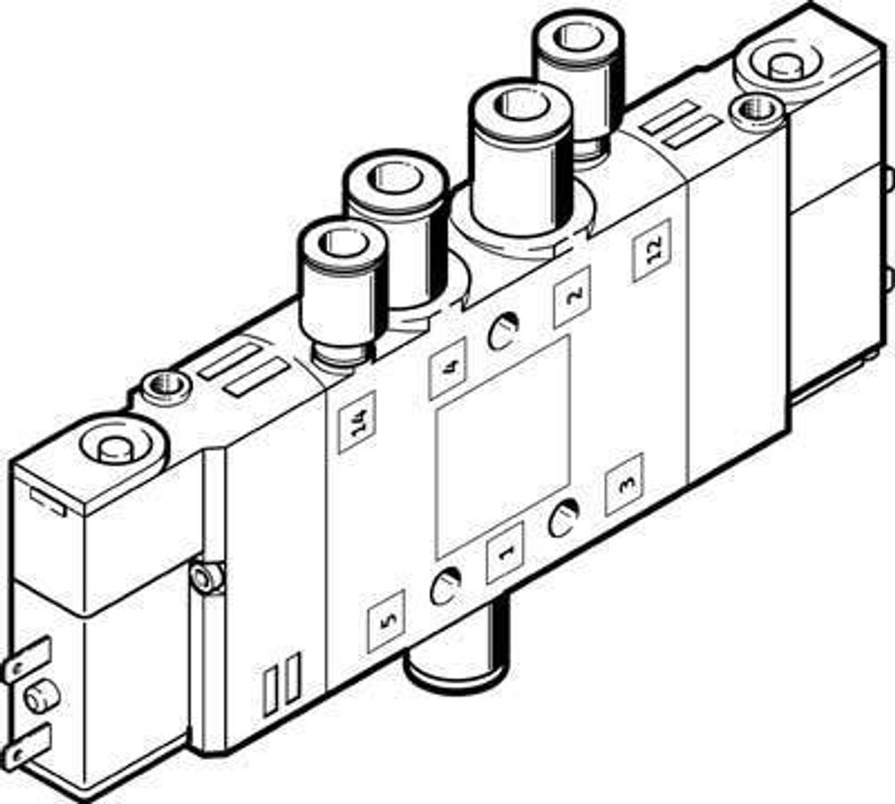 CPE10-M1BH-5JS-QS-6 Распределитель с электроуправлением