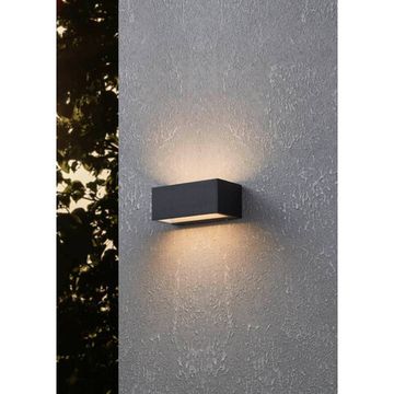 Уличный настенный светильник 2*5W 3500K 900885 черный SPONGANO Eglo