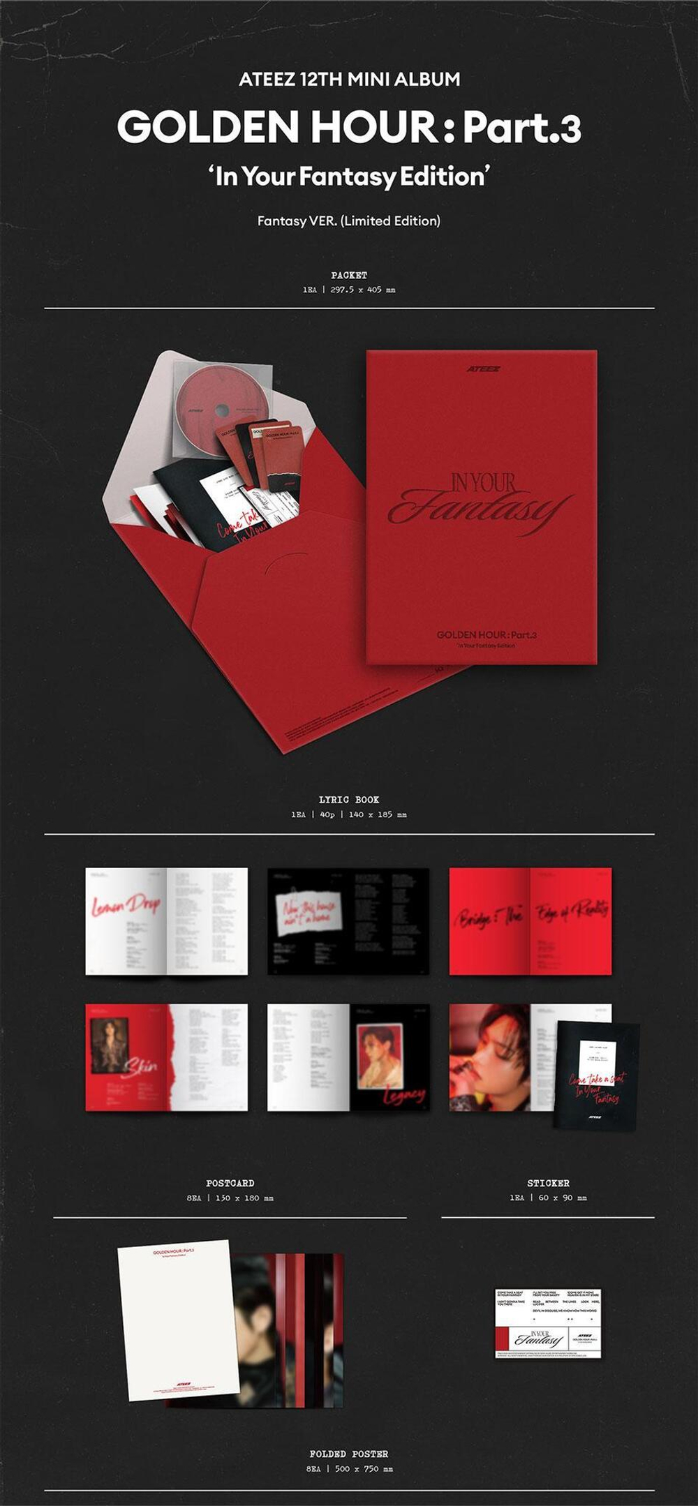 [Альбом] ATEEZ - GOLDEN HOUR : Part.3 ‘In Your Fantasy Edition’ (Limited)