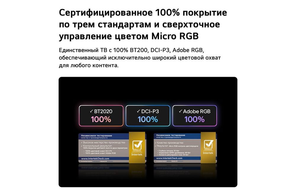 86-дюймовый телевизор LG 86MRGB96B6B Smart TV LG Micro RGB evo AI