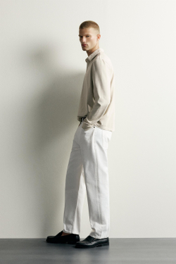 ZARA ТОЛСТОВКА-ПОЛО REGULAR FIT, ПЕСОЧНЫЙ