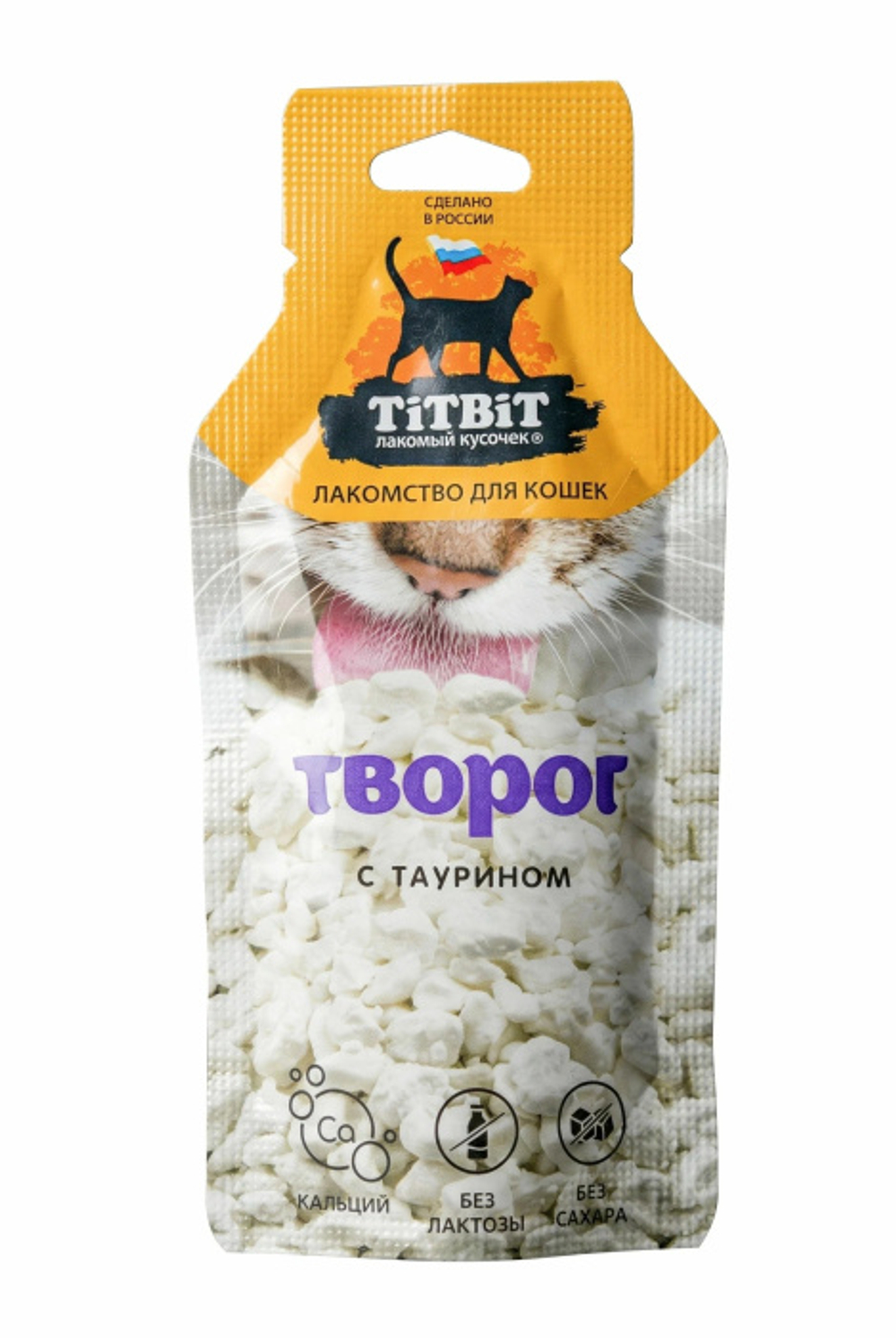 Лакомство TitBit Творог с таурином для кошек 15 г