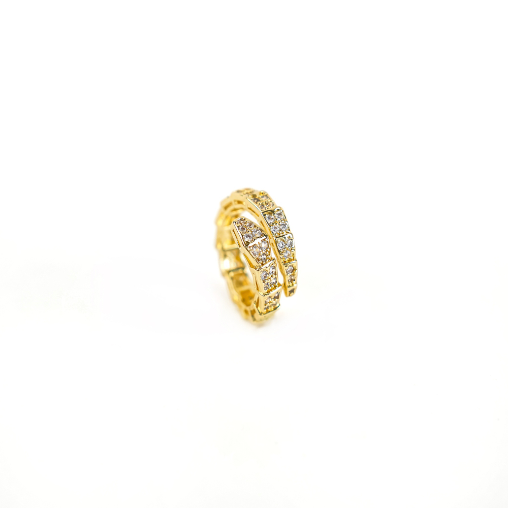 Кольцо ЗМЕЯ lemon gold