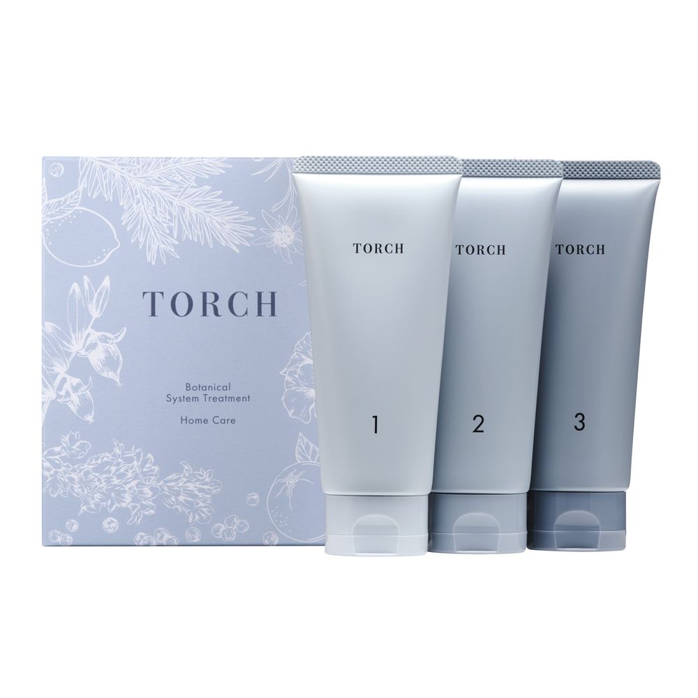 TORCH Botanical System Treatment Home Care. Набор ботаническая система для восстановления волос в домашних условиях Торч-Botanical System Treatment Home Care, 3 шт. х 100 г