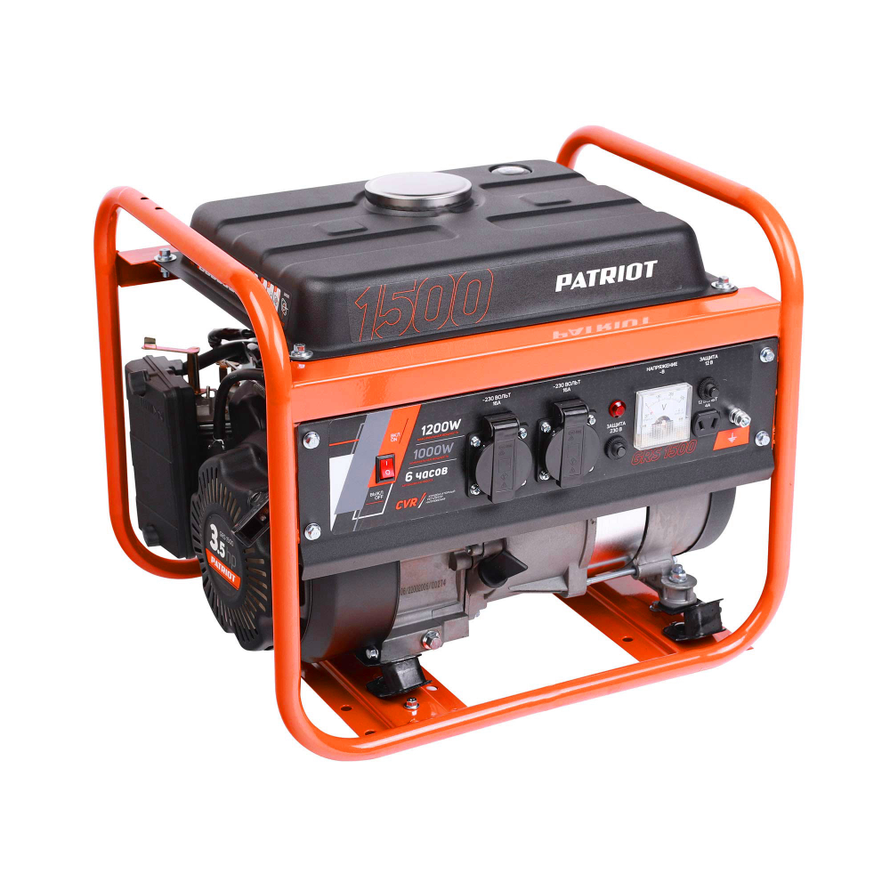 Бензиновый генератор (1.2 кВт) PATRIOT GRS 1500