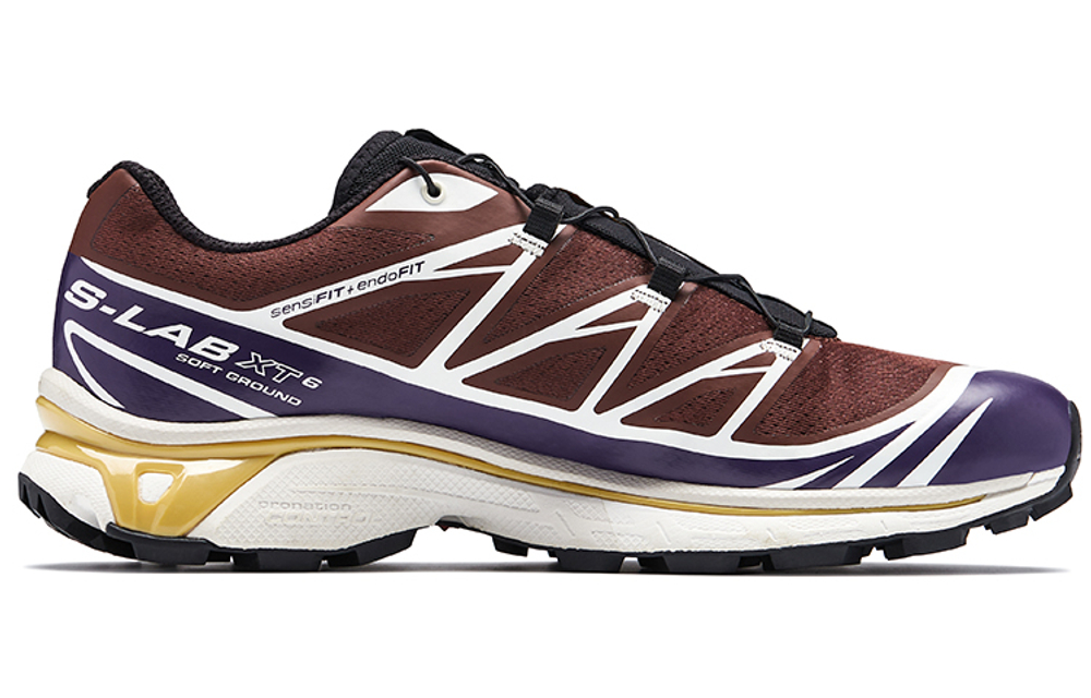SALOMON XT 6 PU, Textile Versatile Cushioning, Wear Resistant Low top Outdoor Shoes Unisex