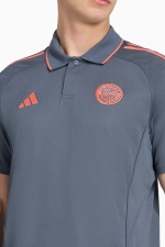 Футболка adidas FC Bayern 25/26 Polo - серый