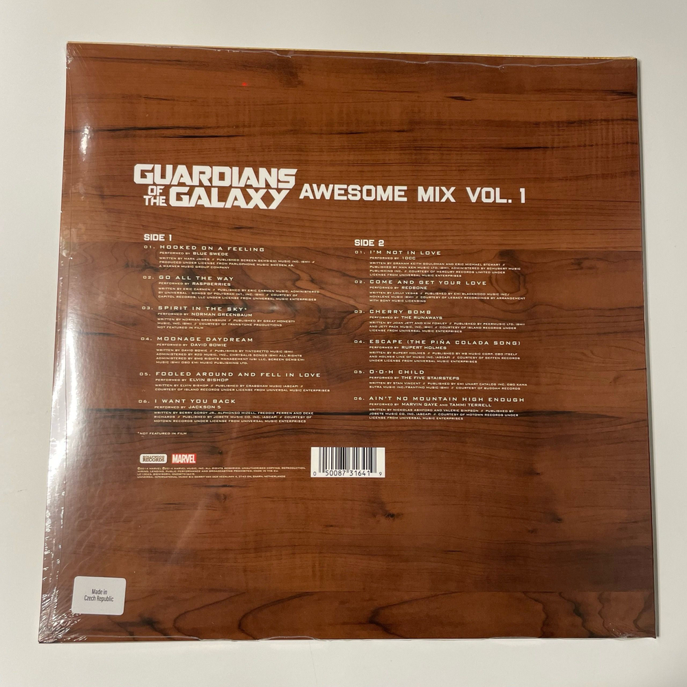 Виниловая пластинка LP Стражи Галактики, Guardians Of The Galaxy, Awesome Mix Vol 1 (Чехия)