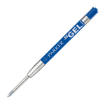 Cтержень гелевый Parker "Gel Ball Point", размер: F (тонкий) 0,5мм, цвет: синий, в блистере.