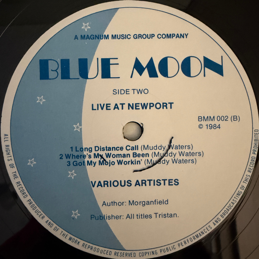 B.B. King & Big Mama Thornton & Muddy Waters ‎– Live At Newport (Англия 1984г.)