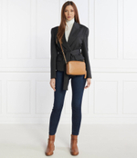 Кожаная сумка-мессенджер Ginny Michael Kors - янтарный(32F7GGNM8L)