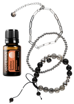 Набор dōTERRA «Формула лета» комплект из трех браслетов + смесь «Бесконечное лето» (15 мл)
