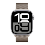 Умные часы Apple Watch Series 10 GPS, 42mm, Silver Aluminium Case with Milanese Loop, Natural