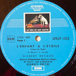 Gilbert Bécaud ‎– L'Enfant À L'Étoile (Франция 1967г.)