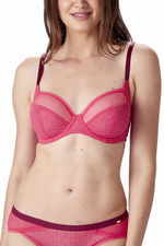Бюстгальтер с мягкой кружевной чашкой Delicate Lace (Размер: 38FF) (Цвет: черный)