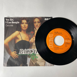 Винтажная виниловая пластинка 7 дюймов (маленькая пластинка) Baccara Yes Sir, I Can Boogie (Германия 1977)