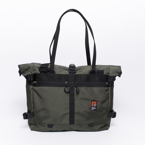 Сумка Tote Part of Cube L темный хаки