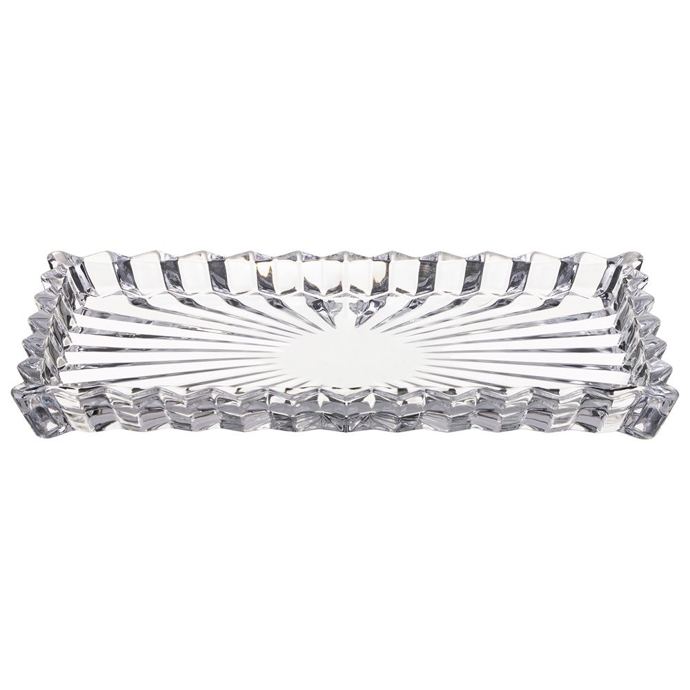 БЛЮДО СЕРВИРОВОЧНОЕ "CRYSTALITY", 28,5*15*2,5 СМ
