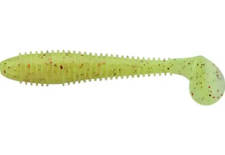 Приманка силиконовая Keitech Swing Impact FAT 4.8" PAL #01 Chartreuse Red Flake