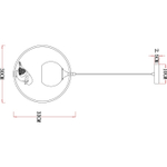 Подвесной светильник Arte Lamp GEMELLI A2150SP-1WG, 1хE27