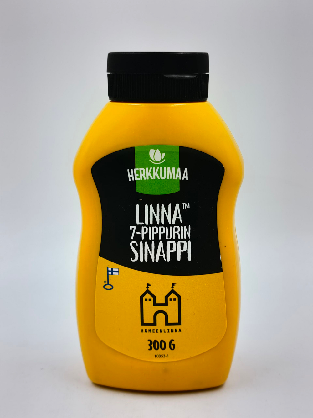 Горчица Herkkumaa LINNA 7 видов перца, 300 г (Финляндия)