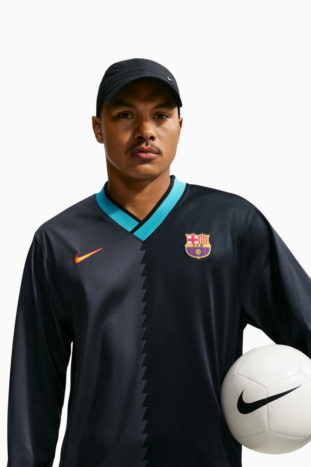 Футболка с длинными рукавами Nike FC Barcelona 26/27 Energy - черный