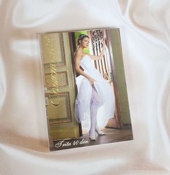 Колготки женские , белые SP TRITA 40den, L/XL