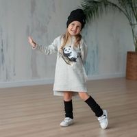 Платье-худи с капюшоном "Живая планета" Панды