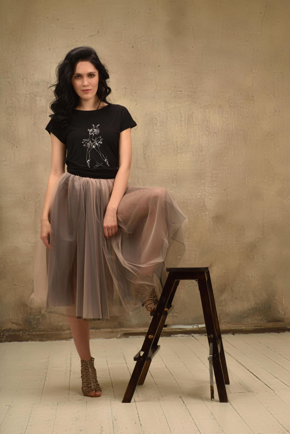 Топ для танцев Dance Every Wear чёрный, SM6032 037