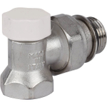 Клапан балансировочный угловой STOUT - 1/2" (ВР/НР-американка, PN10, Tmax 120°C, с самоуплотнением)
