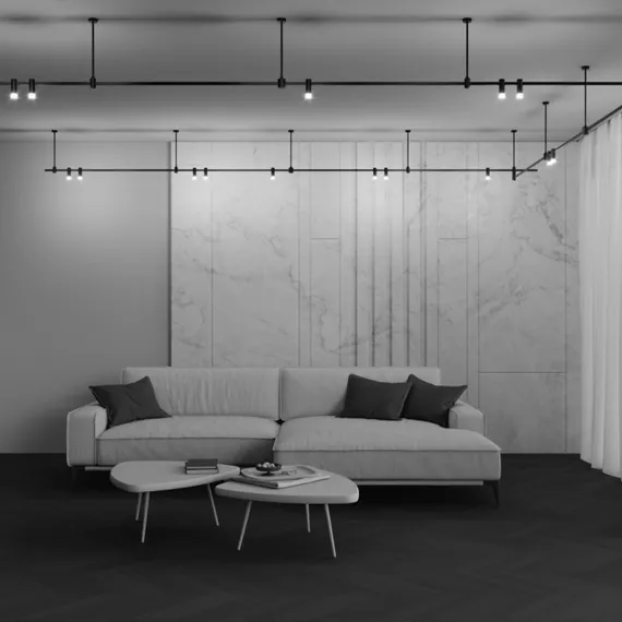 Трековый светильник Skim TR145-1-3W3K-W-B Maytoni