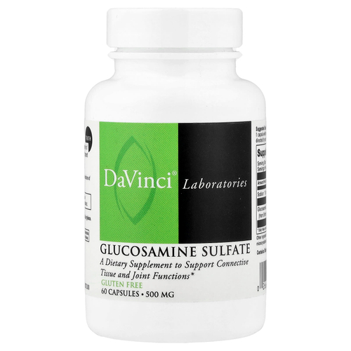 DaVinci Laboratories, Сульфат глюкозамина, 500 мг, 60 капсул