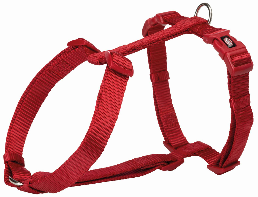 Шлейка Premium H-Harness, S–M: 42–60 см/ 15 мм, красный, Trixie